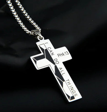 Athlete's Steel Cross Baseball Pendant HejK.com Marketplace LLC