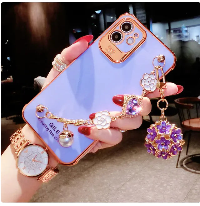 Four Leaf Grass Chain Mobile Phone Case WEM Support (www.WEM.support)