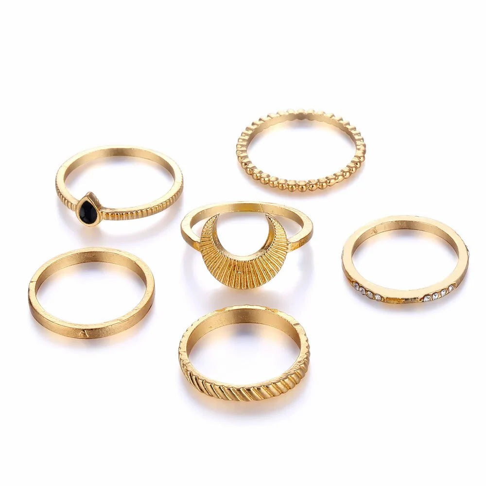 Moon Geometric Joint Rings Set WEM Support (www.WEM.support)