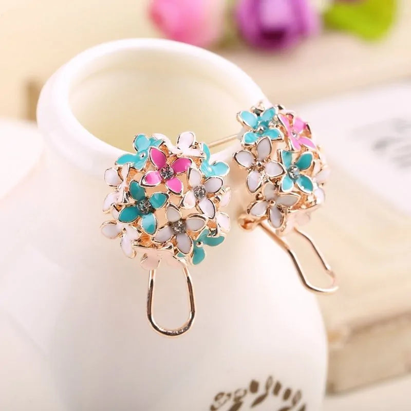 Floral Arrangement Earrings WEM Support (www.WEM.support)