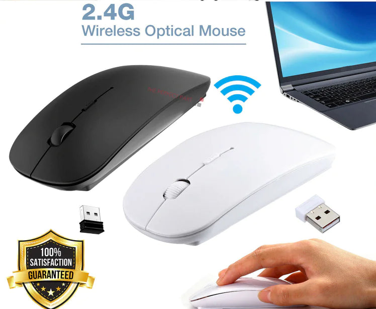 2.4GHz USB Wireless Optical Mouse Mice For Apple Mac Macbook Pro Air PC WEM Support (www.WEM.support)
