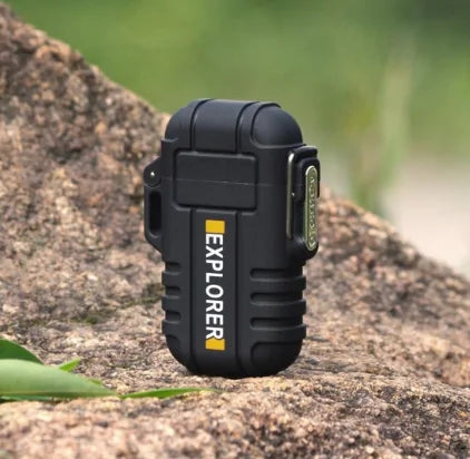 Schlankes wasserdichtes USB-Plasma-Feuerzeug WEM Support (www.WEM.support)