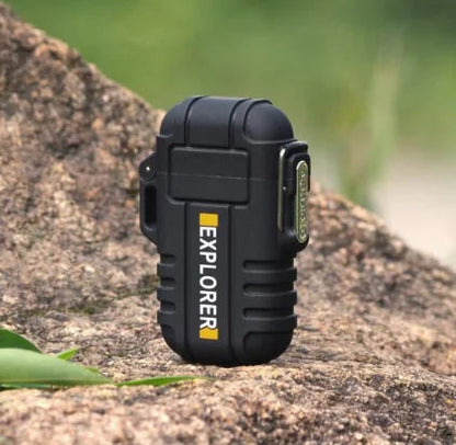 Schlankes wasserdichtes USB-Plasma-Feuerzeug WEM Support (www.WEM.support)