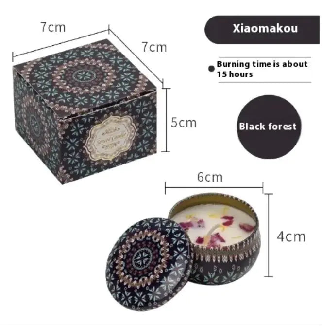 Dried Flower Fragrance Candle Flower Fragrance Incense Candle WEM Support (www.WEM.support)