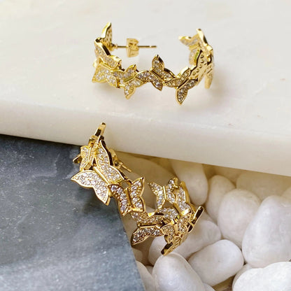 Fly In The Shine Earrings WEM Support (www.WEM.support)