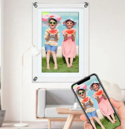 5 inch Acrylic Digital Photo Frame WEM Support (www.WEM.support)