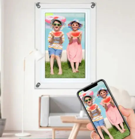 5 inch Acrylic Digital Photo Frame WEM Support (www.WEM.support)