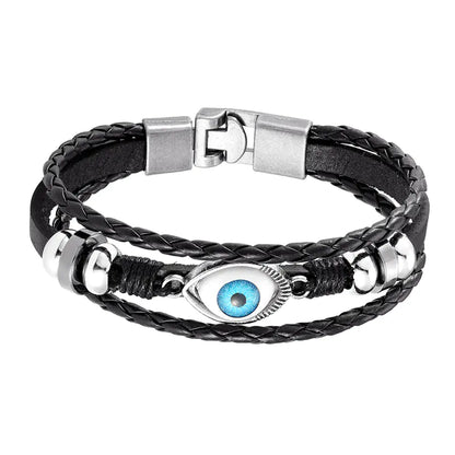 Pulseira Multi-Camadas Olho Grego