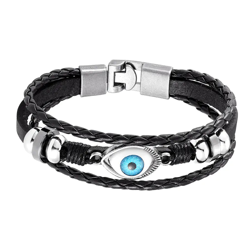 Charm Multi-Layer Evil Eye Bracelet