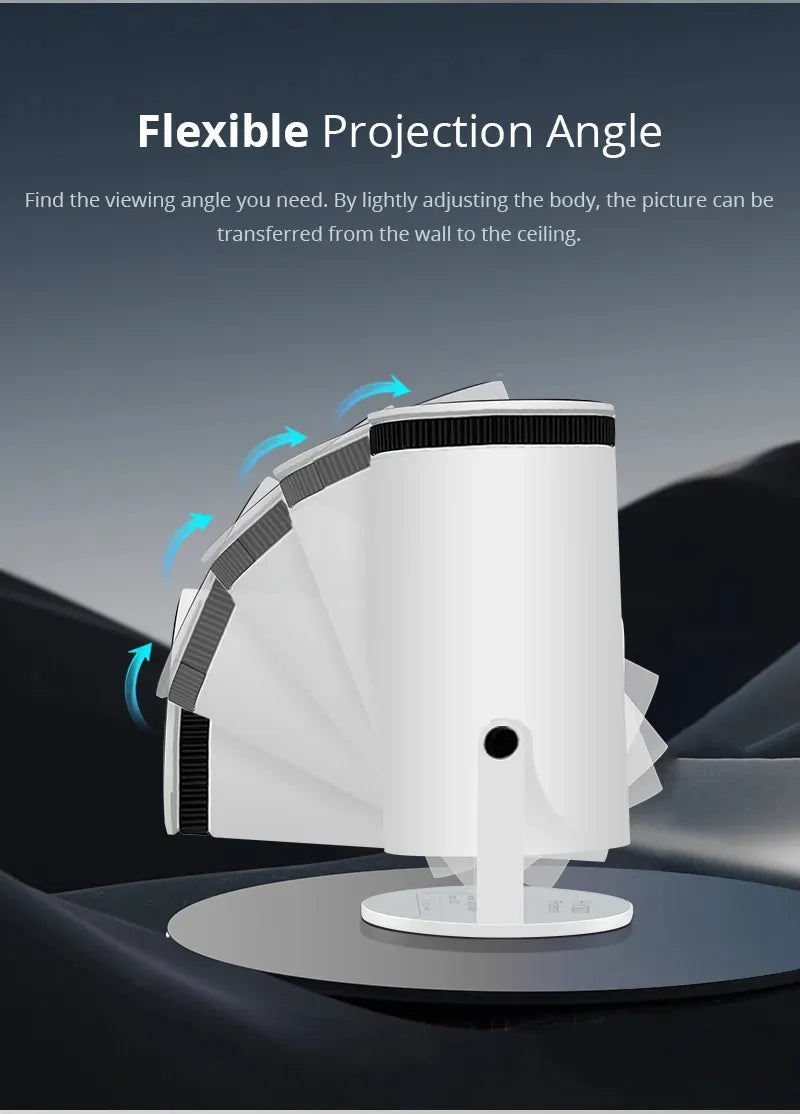 Barrel Machine HY300 Smart Projection Screen Projector WEM Support (www.WEM.support)