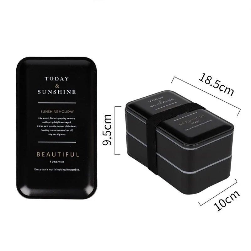 Mikrowellengeeignete tragbare Bento-Box WEM Support (www.WEM.support)