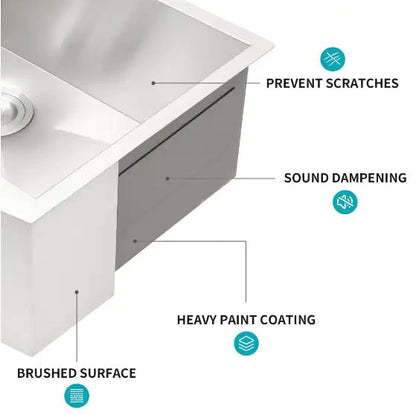 Stainless Steel Apron Front Farmhouse Kitchen Sink-Prohibited For Sale On Amazon WEM Support (www.WEM.support)