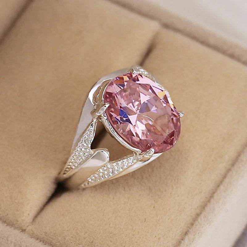 Colored Clear Irregular Stone Rings WEM Support (www.WEM.support)