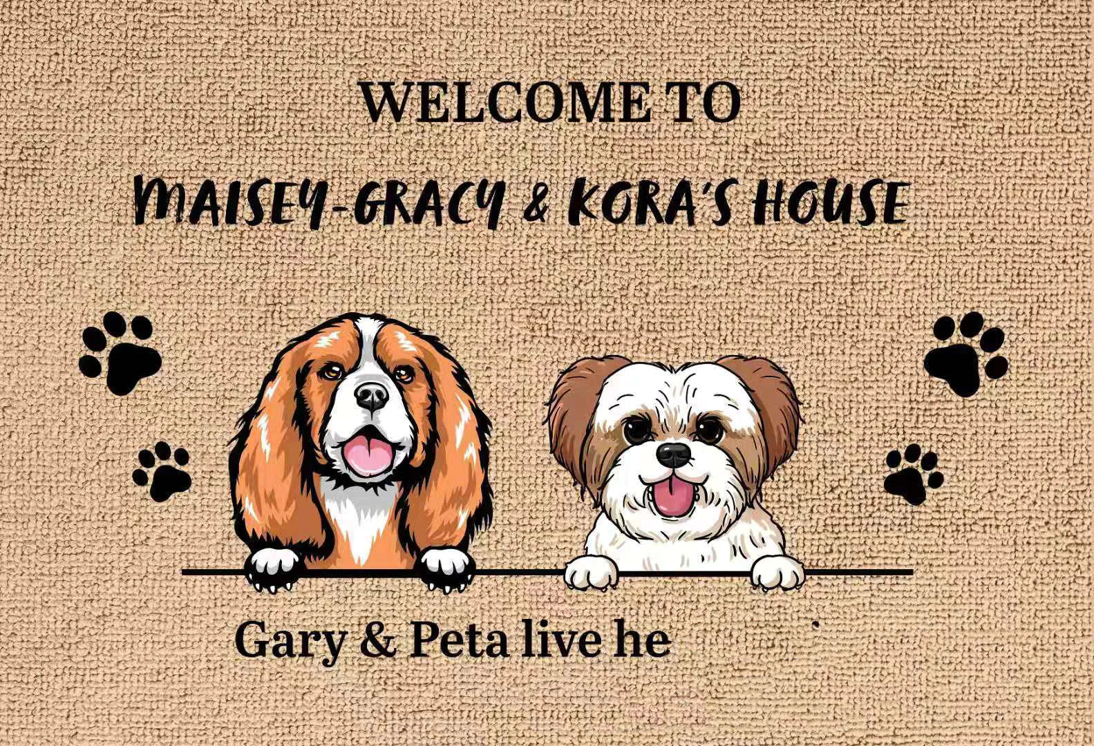 Cartoon Pet Non-Slip Bath Mat WEM Support (www.WEM.support)