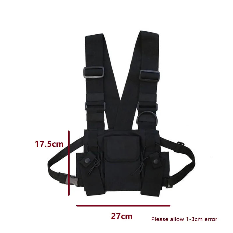 Taktische Hip Hop Streetwear-Weste WEM Support (www.WEM.support)