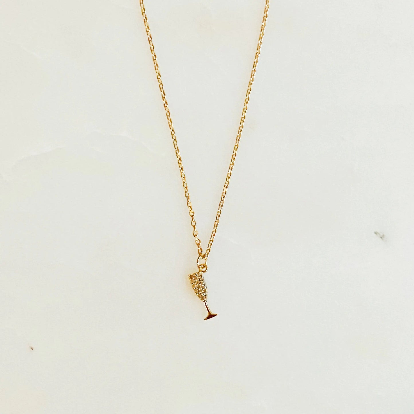 Cheers To Happily Ever After Necklace WEM Support (www.WEM.support)