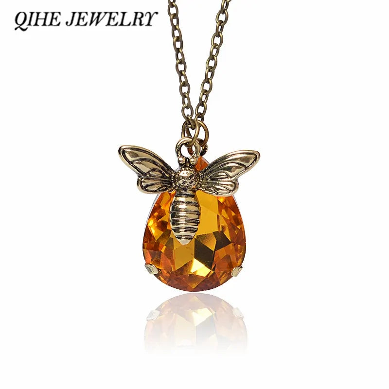 Amber Crystal Pendant WEM Support (www.WEM.support)