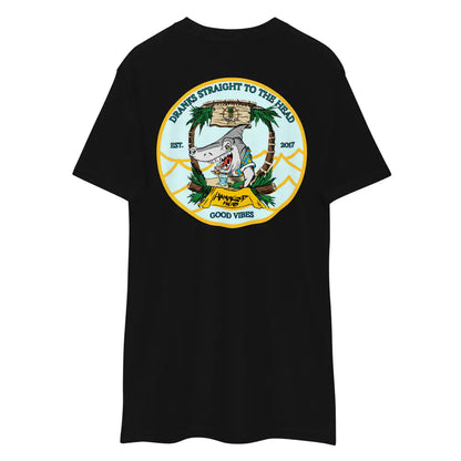 Men's Tropical Hammered Head Shark t-shirt WEM Support (www.WEM.support)