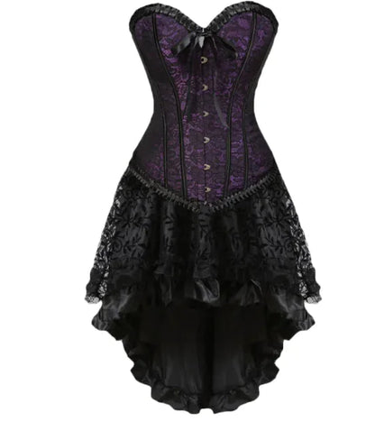 Body-Shaping Two-Piece Court Dress with Adjustable Fit WEM Support (www.WEM.support)