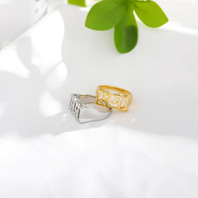 Stainless Steel Ring Year WEM Support (www.WEM.support)