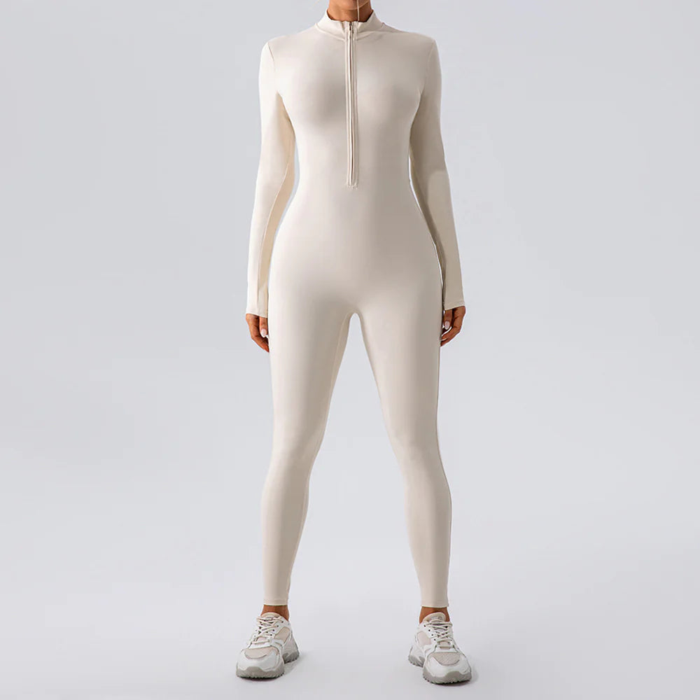 Fleece-Lined Yoga Jumpsuit WEM Support (www.WEM.support)