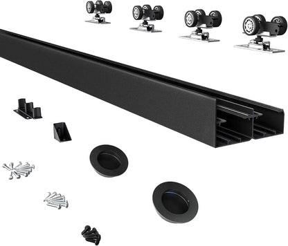 Sturdy Aluminum Bypass Closet Door Tracks WEM Support (www.WEM.support)