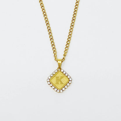 Aztec Delight Initial Necklace WEM Support (www.WEM.support)