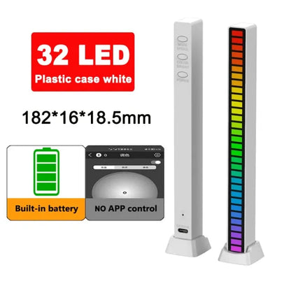 Luz LED Controlada por Som Musical WEM Support (www.WEM.support)