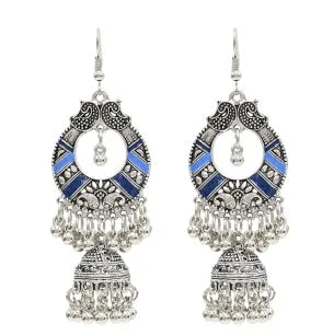 Egypt Vintage Silver Alloy Earrings for Women WEM Support (www.WEM.support)