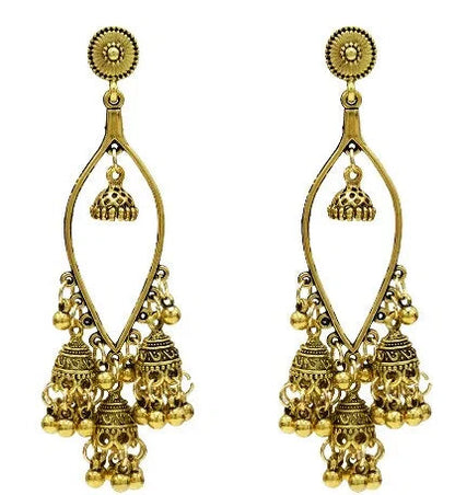Egypt Vintage Silver Alloy Earrings for Women WEM Support (www.WEM.support)