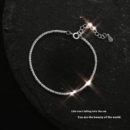 Starry Bracelet Sparkling Cauliflower Anklet Design Sense WEM Support (www.WEM.support)