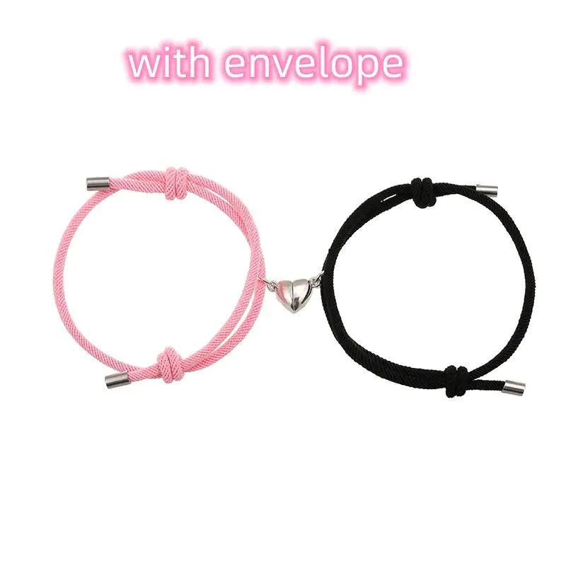 Simple Nylon Love Magnetic Bracelet WEM Support (www.WEM.support)