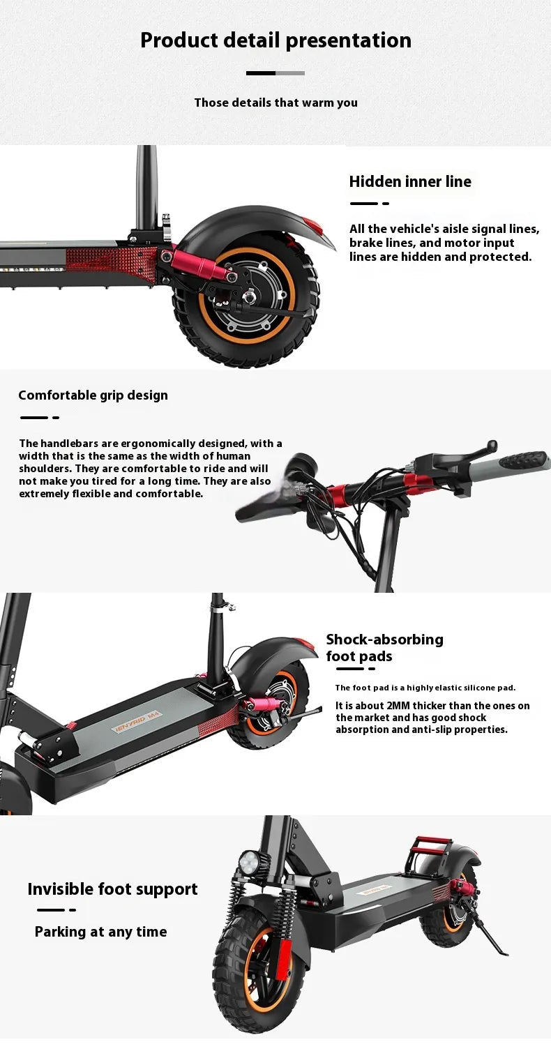 Double Shock Absorber Scooter WEM Support (www.WEM.support)