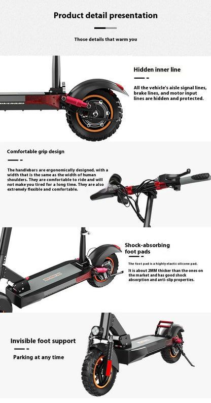 Double Shock Absorber Scooter WEM Support (www.WEM.support)