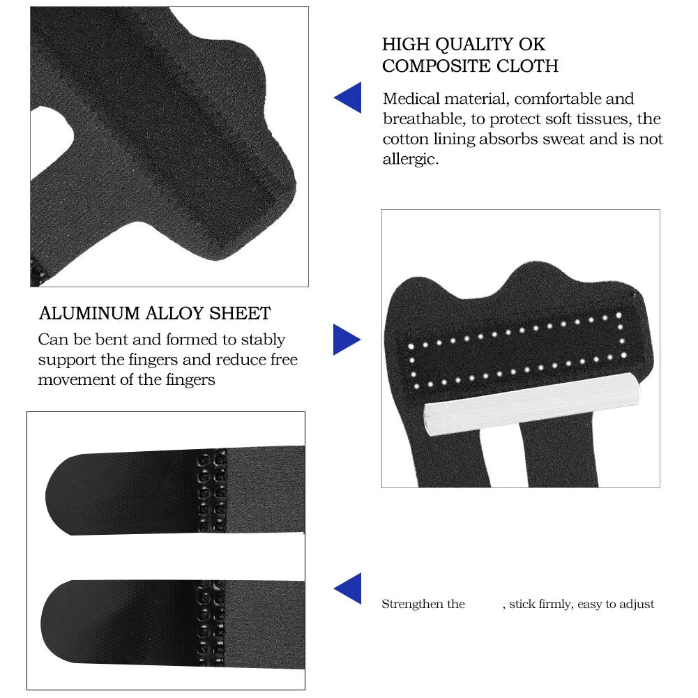 Adjustable Trigger Finger Splint Straightener Corrector Brace Support Protector WEM Support (www.WEM.support)