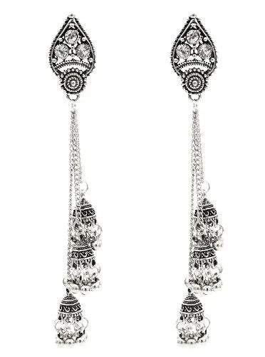 Egypt Vintage Silver Alloy Earrings for Women WEM Support (www.WEM.support)
