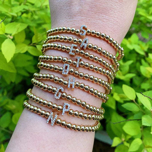 Darcy Initial Bracelet WEM Support (www.WEM.support)