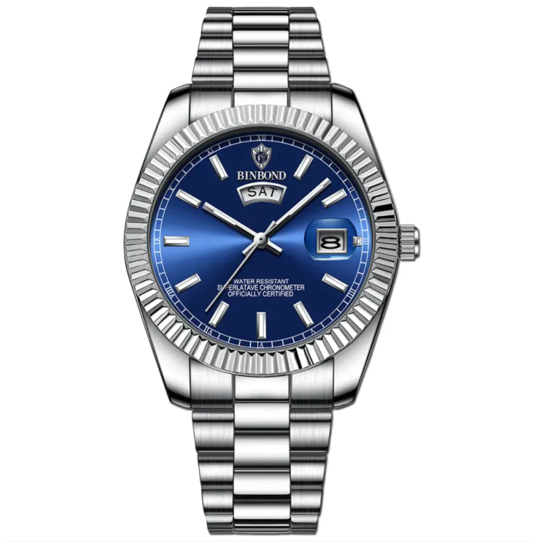 Men's Steel Belt Luminous Watch WEM Support (www.WEM.support)