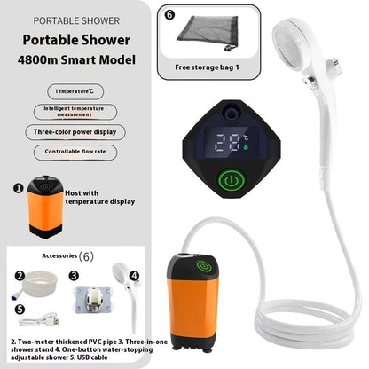 Portable Outdoor Shower WEM Support (www.WEM.support)