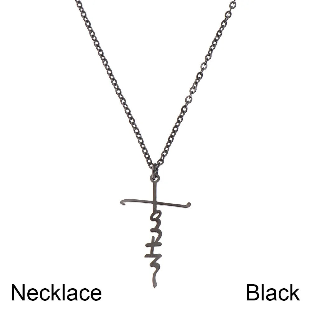 Fashion Faith Stainless Steel Pendant WEM Support (www.WEM.support)