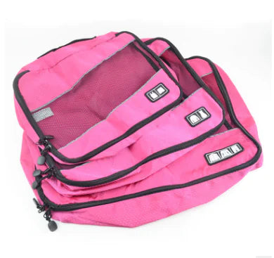 BAGSMART 3-Piece Packing Cube Travel Bag Organizer Set WEM Support (www.WEM.support)