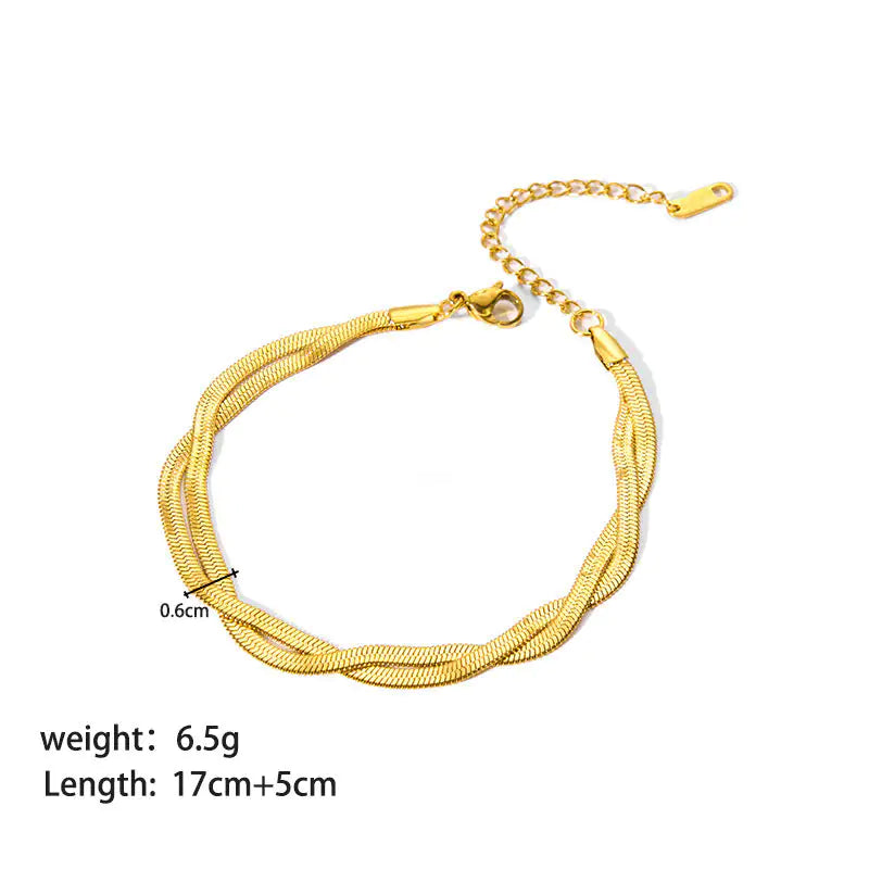 Stainless Steel Ornament Bracelet Female WEM Support (www.WEM.support)