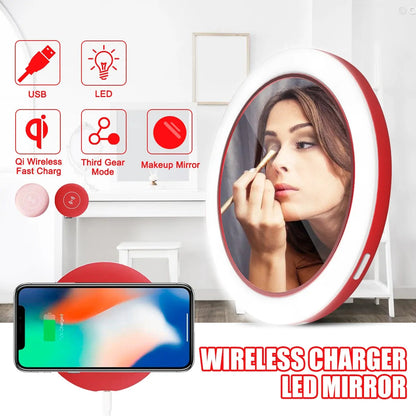 Mini Compact Circular Makeup Mirror WEM Support (www.WEM.support)