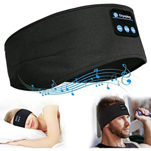 Bluetooth Sports Sleep Headband with Music WEM Support (www.WEM.support)
