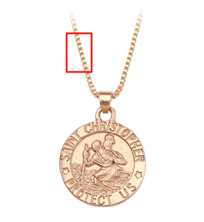 Saint Christopher Necklace WEM Support (www.WEM.support)