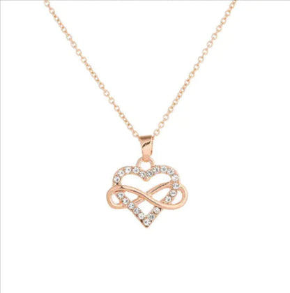 Simple Love Heart Collarbone Necklace WEM Support (www.WEM.support)