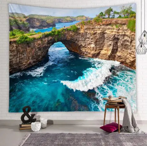 Natural Scenery Printed Hanging Cloth Decoration WEM Support (www.WEM.support)