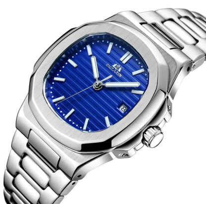 Men's Luminous Steel Band Watch WEM Support (www.WEM.support)