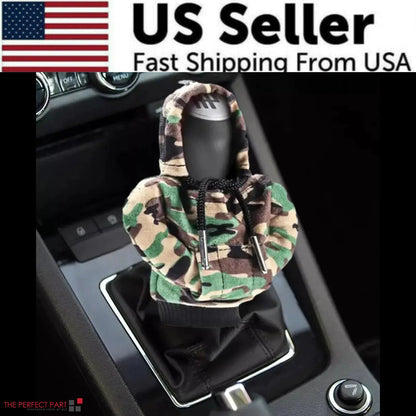 Car Gear Shift Cover Mini Hoodie Gear Shift Cover for Car Shifter Interior Trim WEM Support (www.WEM.support)
