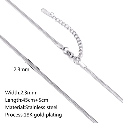 Stainless Steel Vacuum Vapor Plating 18K Gold Color Protection Lip Chain Accessories WEM Support (www.WEM.support)